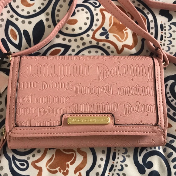 NWT Juicy Couture pink crossbody bag - Picture 2 of 9